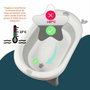 Looping Baignoire pliable gris et blanc - 23x80x49 cm