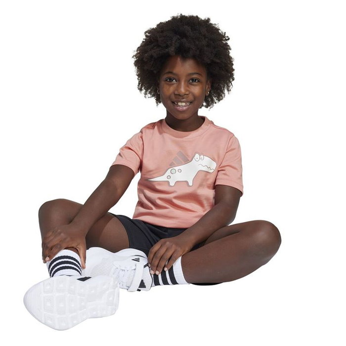 T shirt à manches courtes Enfant Adidas Lk Adrpt Marron XL