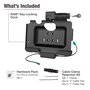RAM Mounts Support d'alimentation et synchronisation verrouillable avec clé pour Samsung Galaxy Tab Active4 Pro et Tab Active Pro - Compatible AMPS