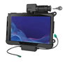 RAM Mounts Support d'alimentation et synchronisation verrouillable avec clé pour Samsung Galaxy Tab Active4 Pro et Tab Active Pro - Compatible AMPS
