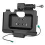 RAM Mounts Support d'alimentation et synchronisation verrouillable avec clé pour Samsung Galaxy Tab Active4 Pro et Tab Active Pro - Compatible AMPS