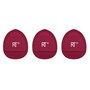 Real Techniques Set de 3 éponges de maquillage mini marshmallow extra douces avec anse - Cherry On Top - Vegan et Cruelty-Free