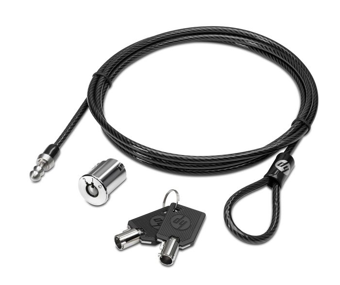 HP Câble antivol pour station d'accueil avec clé maîtresse HP Câble antivol pour station d'accueil avec clé maîtresse