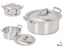 KINVARA Cacerola en aluminium 14 cm, 1 L, Plata