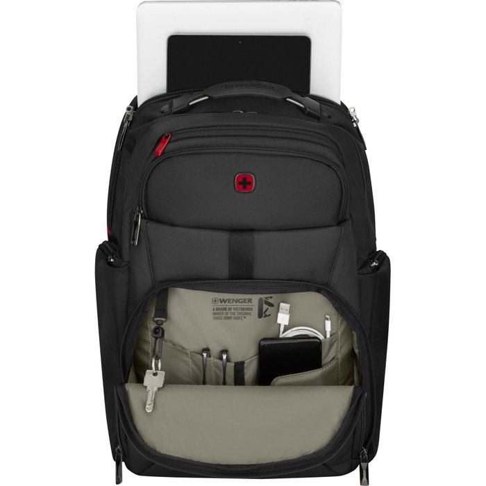 Wenger Meteor 17 Sac à dos pour ordinateur portable avec compartiment tablette - Black