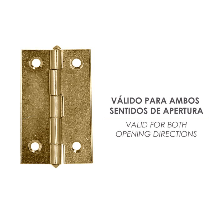 WOLFPACK LINEA PROFESIONAL Charnière 5005 laiton 1-3/4 inch
