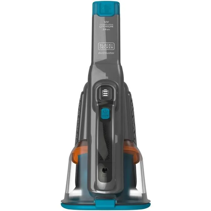 BLACK+DECKER BHHV320B-QW Aspirateur à Main Dustbuster Lithium 12V Sans Fil Bleu Autonomie 25min 2 Vitesses