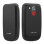 Volfen Astro Flip 4G Téléphone Mobile pour Personnes Âgées, Double SIM, 2,8", Bouton SOS, Charge USB-C