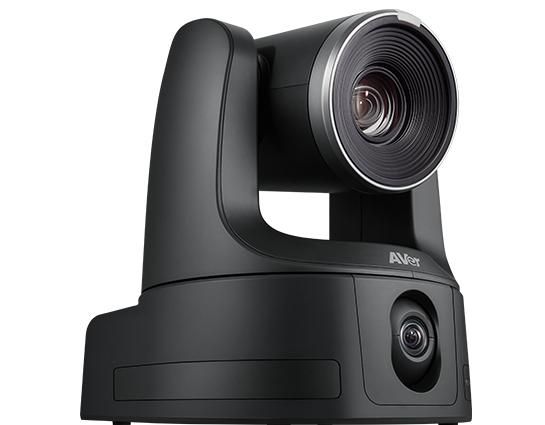 AVer TR535 Caméra PTZ automatique 4K 30X - Double objectif, suivi IA, HDMI, USB, 3G-SDI, RJ45, NDI, couleur noire