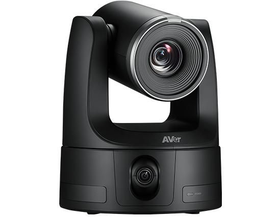 AVer TR535 Caméra PTZ automatique 4K 30X - Double objectif, suivi IA, HDMI, USB, 3G-SDI, RJ45, NDI, couleur noire