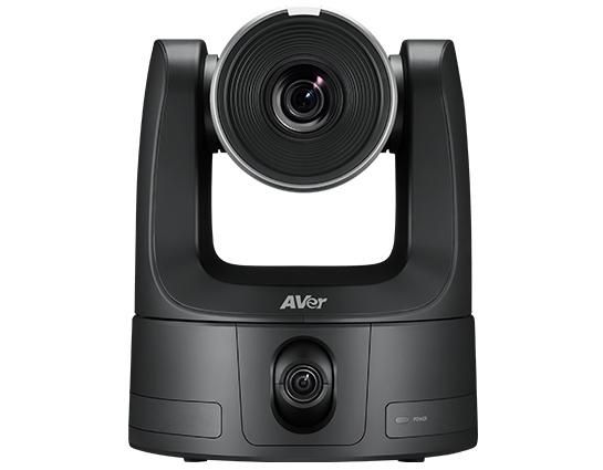 AVer TR535 Caméra PTZ automatique 4K 30X - Double objectif, suivi IA, HDMI, USB, 3G-SDI, RJ45, NDI, couleur noire