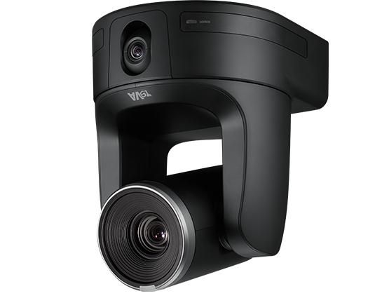 AVer TR535 Caméra PTZ automatique 4K 30X - Double objectif, suivi IA, HDMI, USB, 3G-SDI, RJ45, NDI, couleur noire