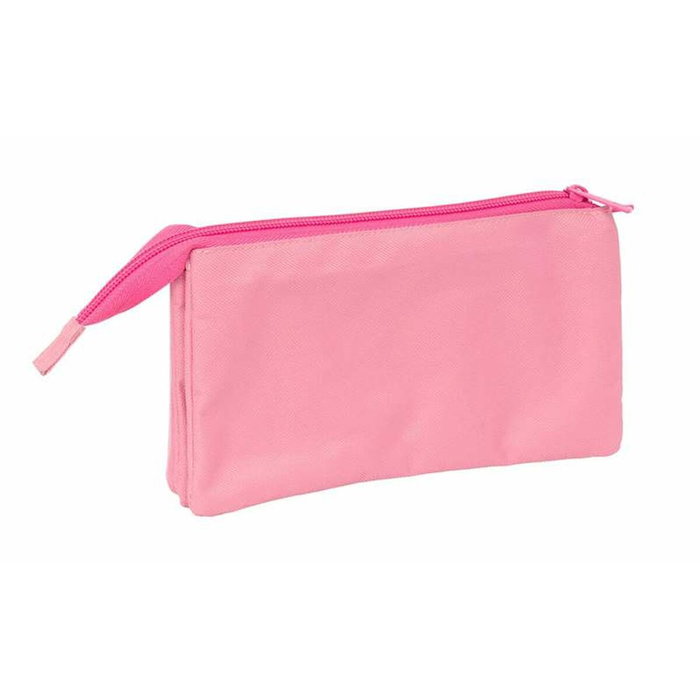 Trousse Fourre-Tout Triple Barbie Rose 22 x 12 x 3 cm Trousse Fourre-Tout Triple Barbie Rose 22 x 12 x 3 cm