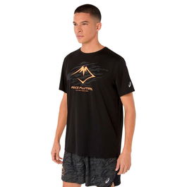 T-shirt à manches courtes homme Asics Fujitrail Logo Noir 42