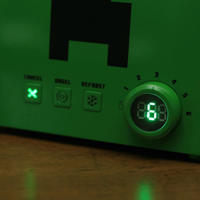 Minecraft Grille-pain Green Creeper Cube Minecraft Grille-pain Green Creeper Cube