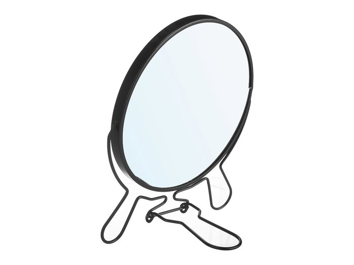 BERILO Miroir double grossissement 14,5 cm noir BERILO Miroir double grossissement 14,5 cm noir