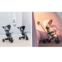 Ociotrends Triciclo 6 en 1 Triclo Elite Platinum avec siège pivotant 360° - Tricycle évolutif pour enfant dès 10 mois