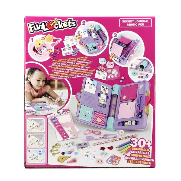 Funlockets Mon journal secret avec stylo magique - 30 surprises