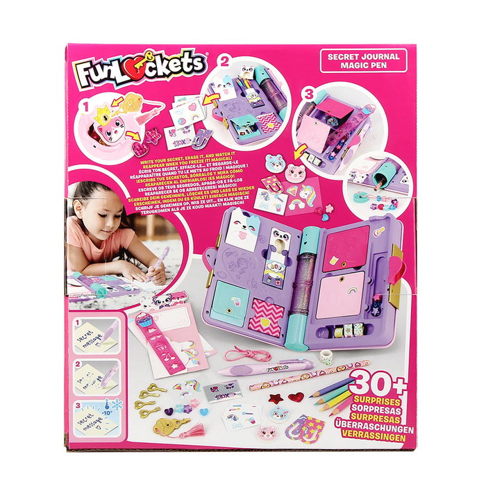 Diset Funlockets Journal Secret avec Stylo Magique et 30 Surprises