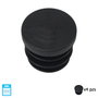 MAURER Embouts ronds intérieurs noirs 25mm - Blister de 4 pièces