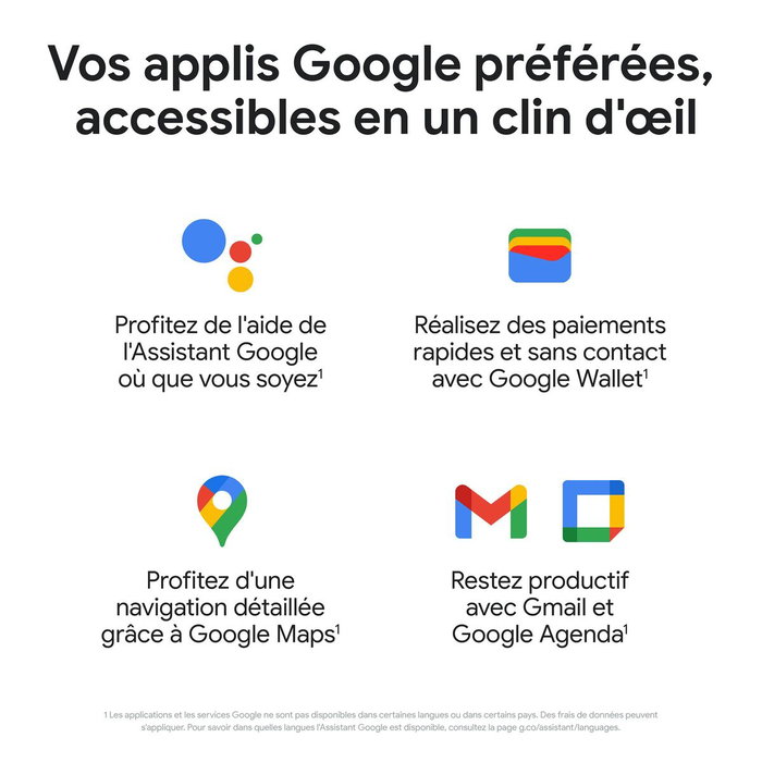 Montre intelligente Google Pixel Watch Noir 1,2" 1,6"