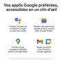 Montre intelligente Google Pixel Watch Noir 1,2" 1,6"