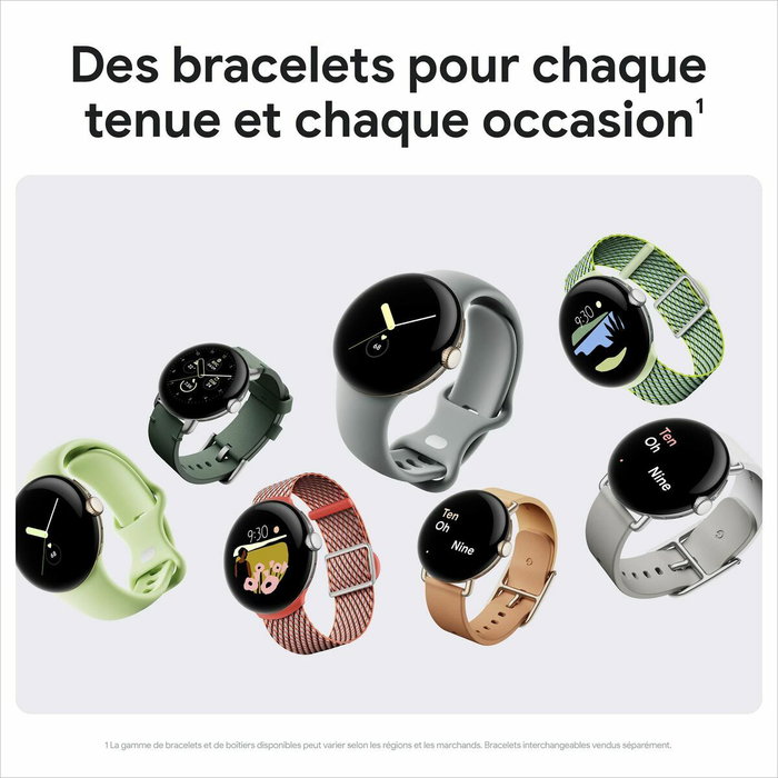 Montre intelligente Google Pixel Watch Noir 1,2" 1,6"