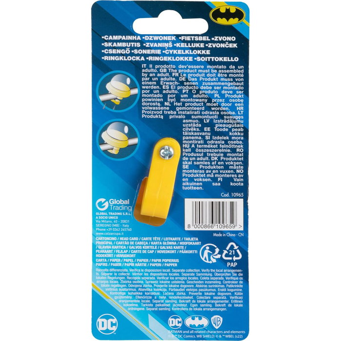 Licensing Cloche de vélo pour enfants Batman