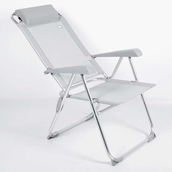 Color Baby Aktive Chaise de camping pliante réglable en aluminium avec toile, 44 x 55 x 101 cm Color Baby Aktive Chaise de camping pliante réglable en aluminium avec toile, 44 x 55 x 101 cm