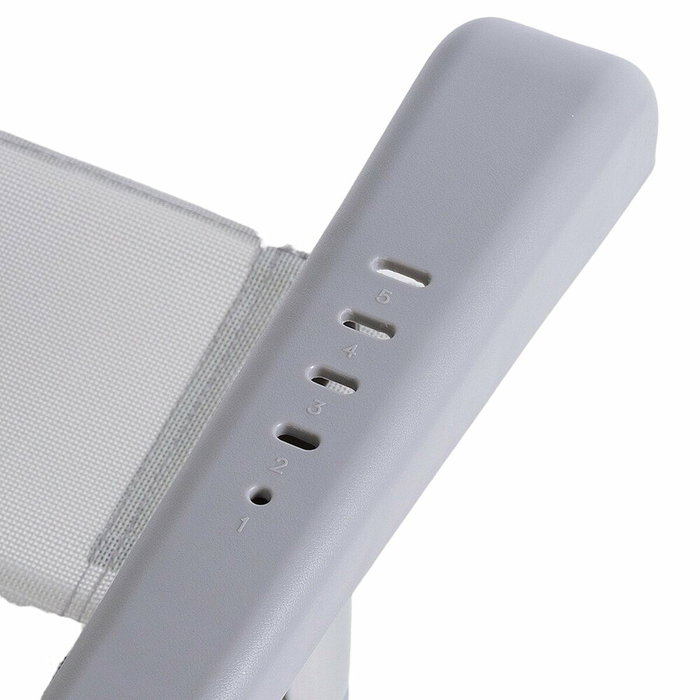 Chaise Pliante Aktive Inclinable Gris 44 x 55 x 101 cm