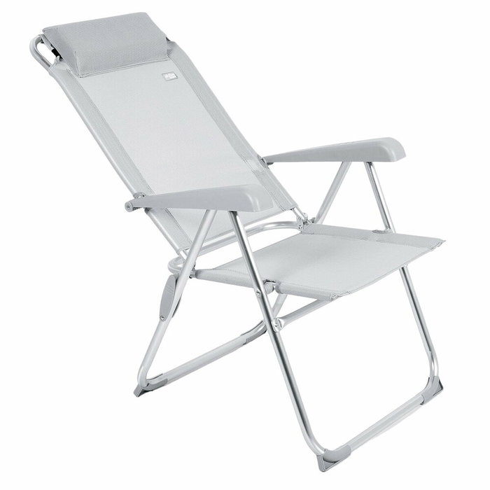 Chaise Pliante Aktive Inclinable Gris 44 x 55 x 101 cm