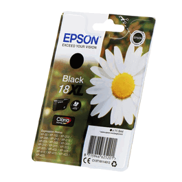 Epson C13T18114012 Cartouche d'encre Noir 18XL - Pour imprimantes compatibles Epson