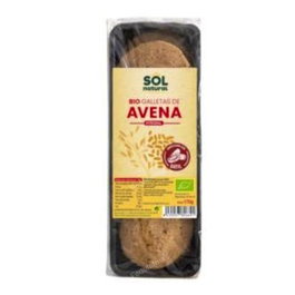 SOLNATURAL Biscuits à l'avoine BIO sucrés au datte