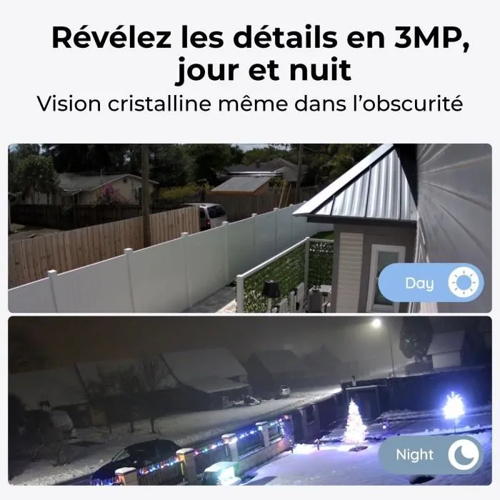 Reolink B310 Caméra de Sécurité Extérieure avec Panneau Solaire - Blanc - REO6976930223342