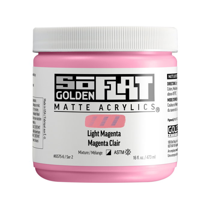 Golden SoFlat Magenta Clair 473 ml Golden SoFlat Magenta Clair 473 ml