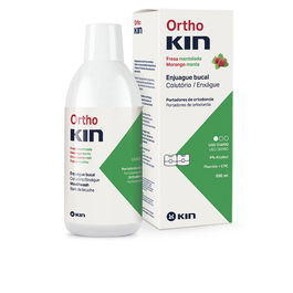 Kin ORTHOKIN Rince-bouche Fraise Mentholé 500 ml - Spécial Appareils Orthodontiques