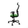 Piqueras y Crespo Chaise de Bureau 2D036N2 Vert avec Appui-tête
