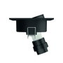 Philips Donegal Lot de 3 Anneaux Encastrables Carrés Chromés GU10