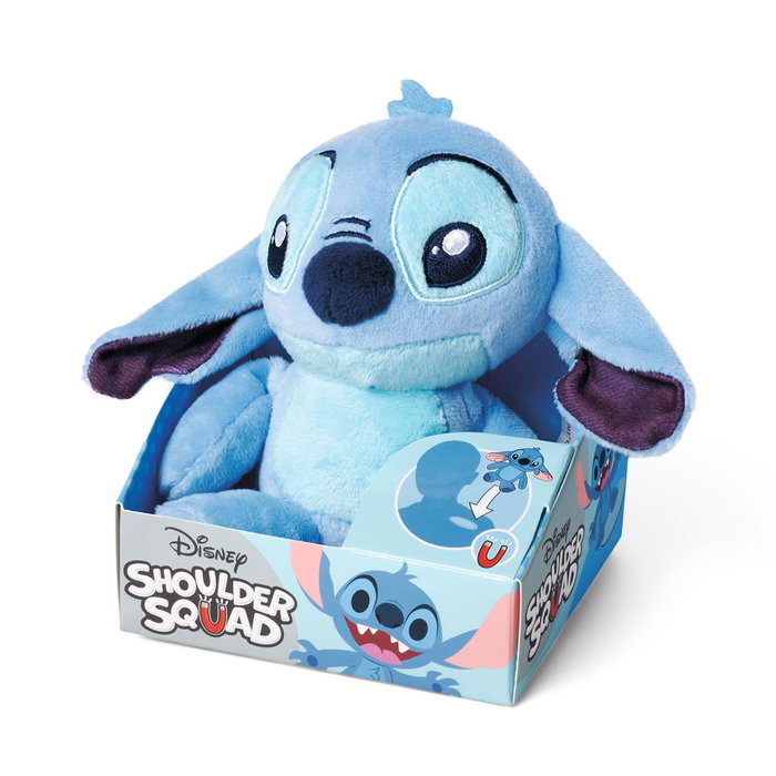 Simba Peluche Disney Stitch Magnétique Pour Épaule 12 cm - Figurine Jouet Souvenir Personnage