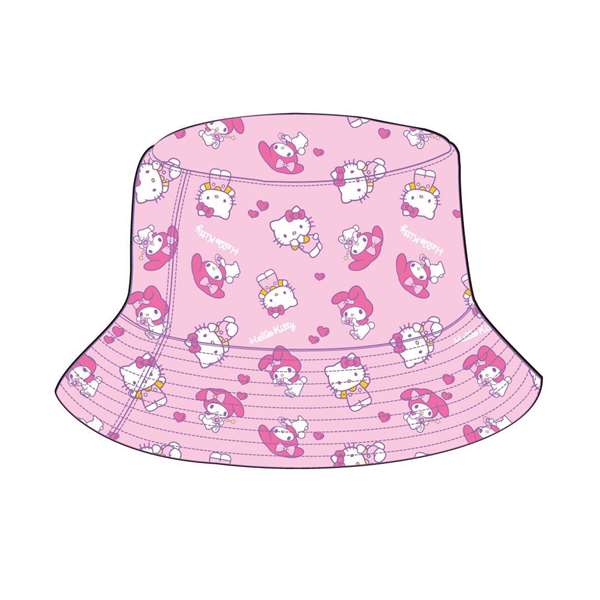 Cerdá Bonnet Pescador Hello Kitty - Taille 52 cm - Rose - Âge recommandé 3 ans et plus Cerdá Bonnet Pescador Hello Kitty - Taille 52 cm - Rose - Âge recommandé 3 ans et plus