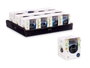 Acorde Bougie en Verre 30 Heures Spa Bleu 7x7.7x7 cm (Set de 12)