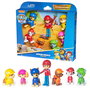 Spin Master - Figurines Paw Patrol Rescue Wheels - Pack de 7 personnages avec Ryder, Chase, Marshall, Skye, Rubble, Rocky et Zuma - Jouet pour enfants +3 ans