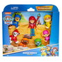 Spin Master - Figurines Paw Patrol Rescue Wheels - Pack de 7 personnages avec Ryder, Chase, Marshall, Skye, Rubble, Rocky et Zuma - Jouet pour enfants +3 ans