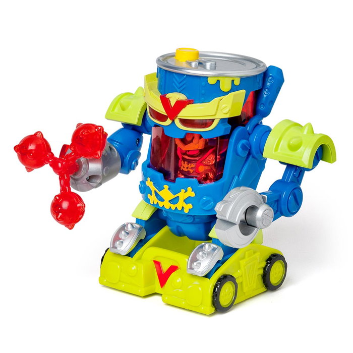 MAGIC BOX Superthings Kaz Power Ultra Striker Mr Kingk Pstsp116In250 - Figurine avec Attaque Spéciale + Figurine Exclusive - Licence SUPERTHINGS