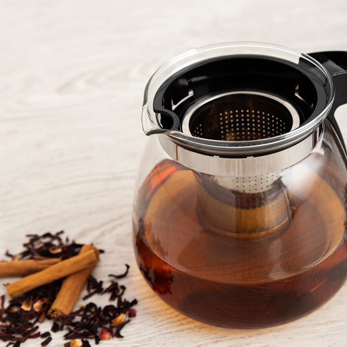 Quid Théière Serenia 0,9 L en Verre avec Filtre Inox - Transparent Quid Théière Serenia 0,9 L en Verre avec Filtre Inox - Transparent