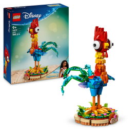LEGO Disney Vaiana 2 Heihei - Set de construction articulé avec présentoir