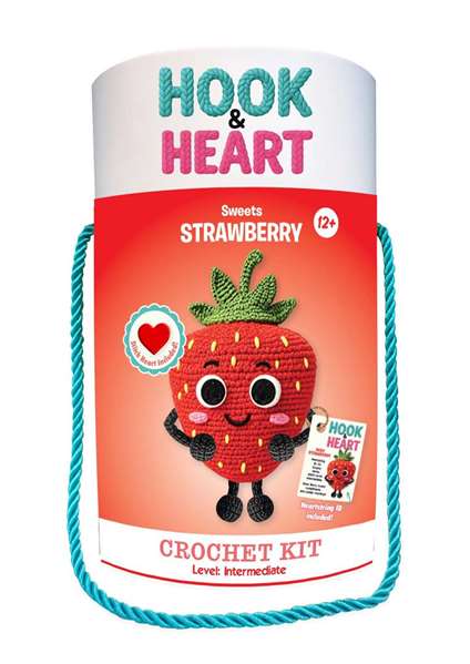 Good Idea Kit de crochet pour créer une fraise ou une glace Good Idea Kit de crochet pour créer une fraise ou une glace