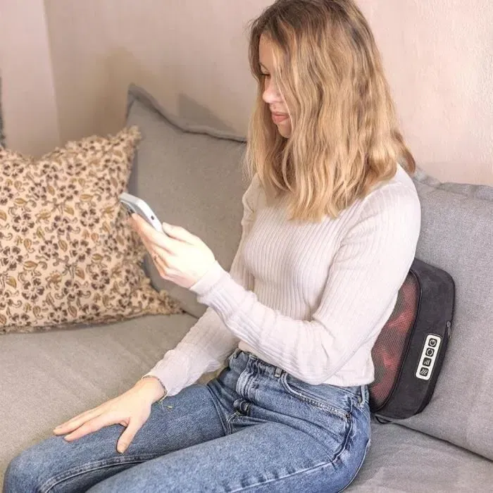 Livoo DOS204 Masseur Shiatsu 2 en 1 pour Pieds et Dos - 24 Têtes de Massage, 3 Vitesses, Fonction Chaleur, Gris Livoo DOS204 Masseur Shiatsu 2 en 1 pour Pieds et Dos - 24 Têtes de Massage, 3 Vitesses, Fonction Chaleur, Gris