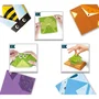 Liscianigiochi KIDS ART Origami Lab - Kit créatif origami avec 105 feuilles colorées, 50 modèles et 4 socles en bois - Jeu éducatif pour enfants dès 7 ans