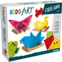 Liscianigiochi KIDS ART Origami Lab - Kit créatif origami avec 105 feuilles colorées, 50 modèles et 4 socles en bois - Jeu éducatif pour enfants dès 7 ans